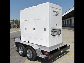 Quiet power show generator